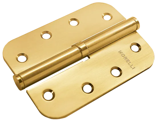 Петля карточная разъемная MSND-C 100X70X2.5 SG L с подшипником стальная левая, врезная, цвет матовое золото фото купить Ярославль