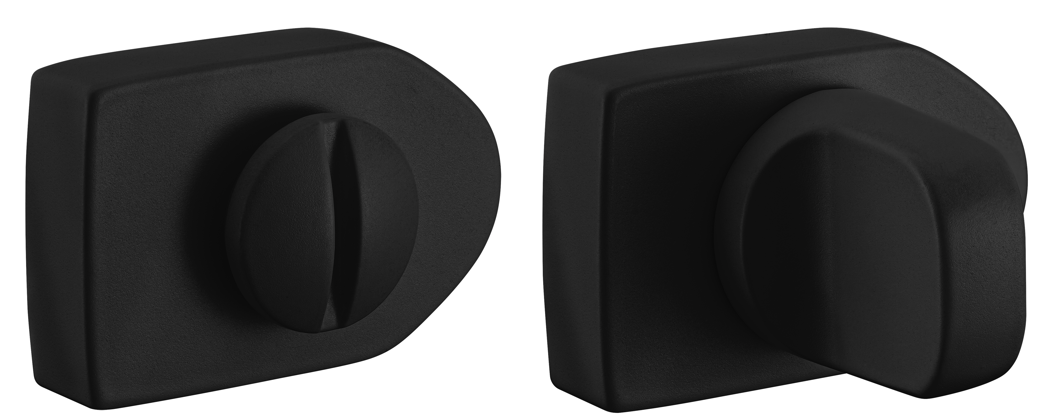 Завертка сантехническая LUX-WC-SH NERO-ST цвет - черный "soft-touch" фото купить Ярославль