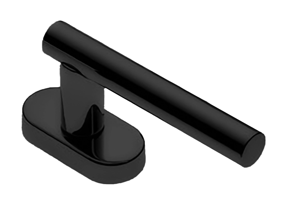 Ручка оконная CALLA W1 NERO, цвет - черный фото купить Ярославль