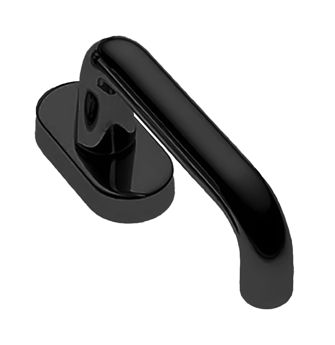 Ручка оконная IRIS W1 NERO, цвет - черный фото купить Ярославль