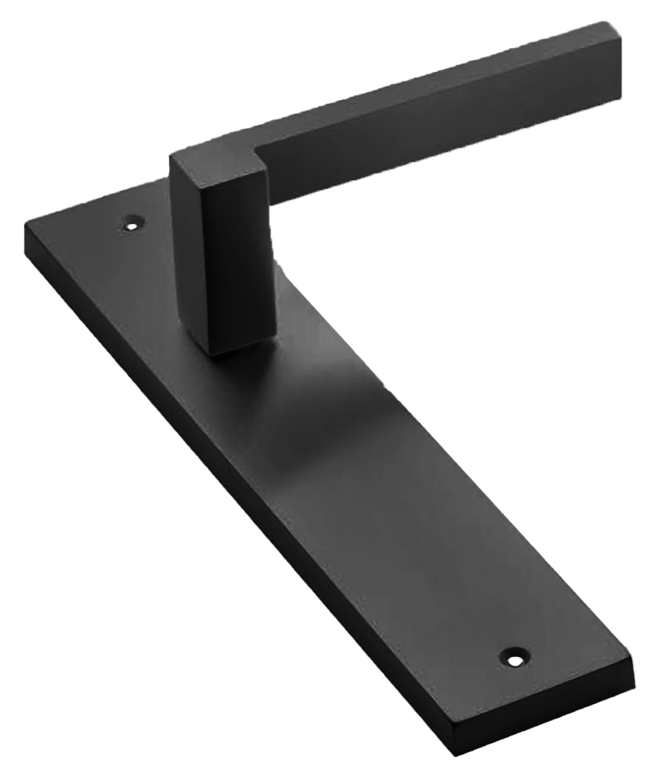 STONE PL NERO, ручка на планке, цвет - черный фото купить в Ярославле