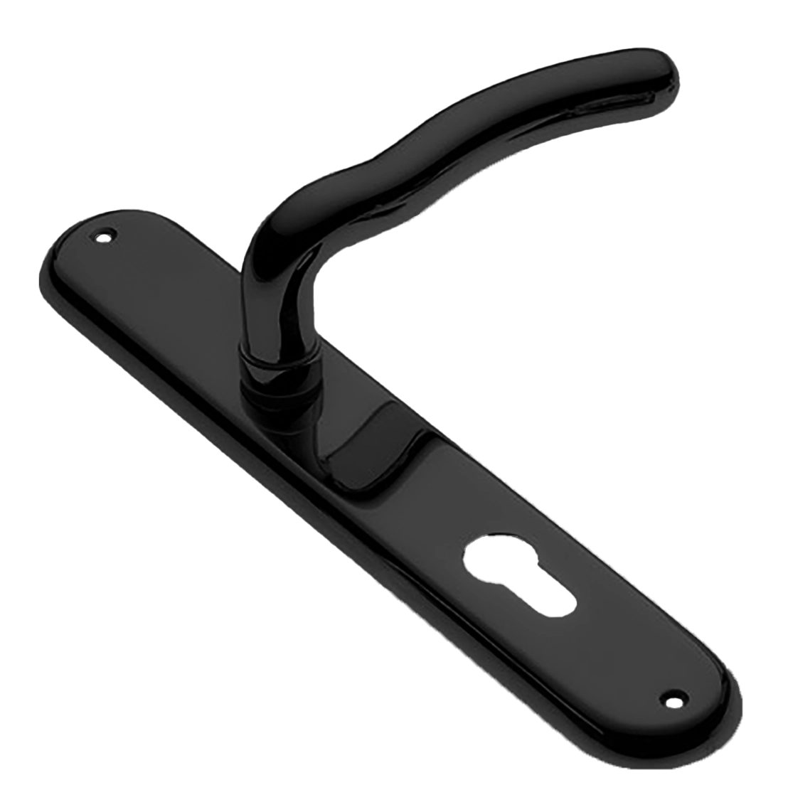 SNAKE PL NERO, ручка на планке, цвет - черный фото купить в Ярославле