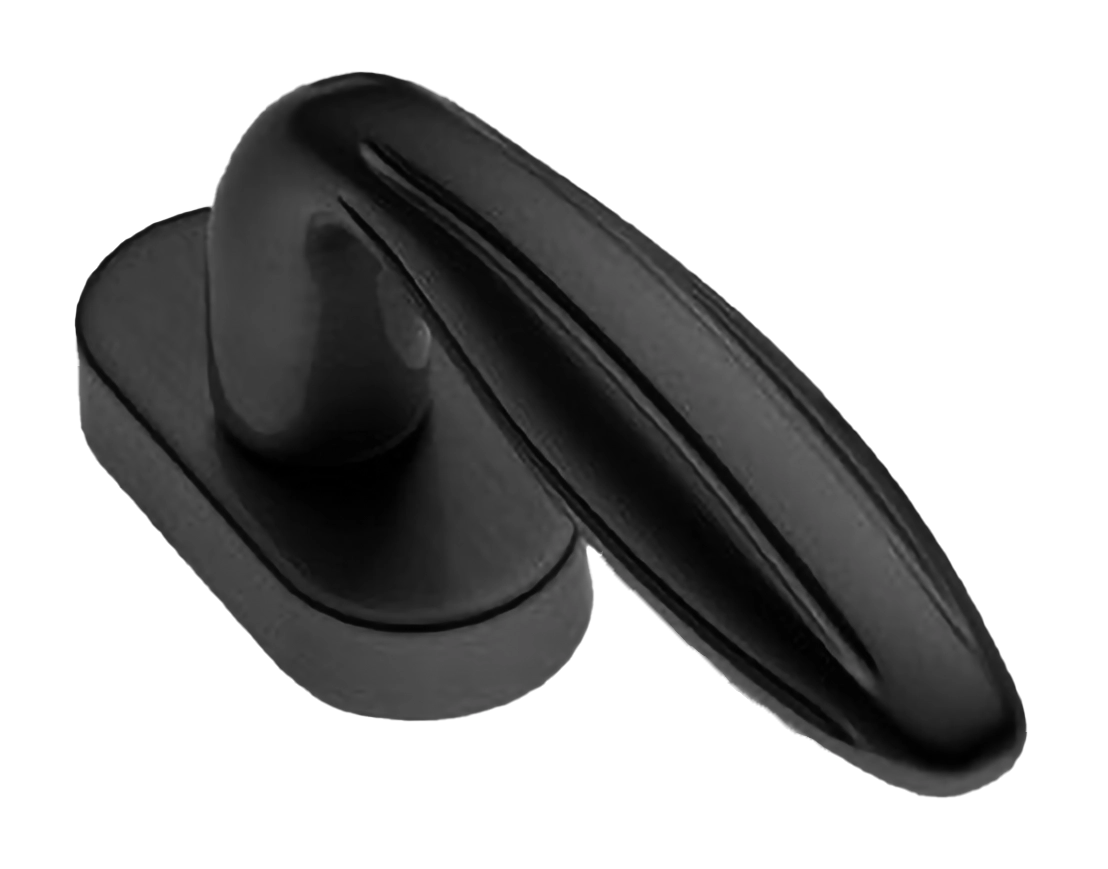 Ручка оконная BUD W1 NERO, цвет - черный фото купить в Ярославле