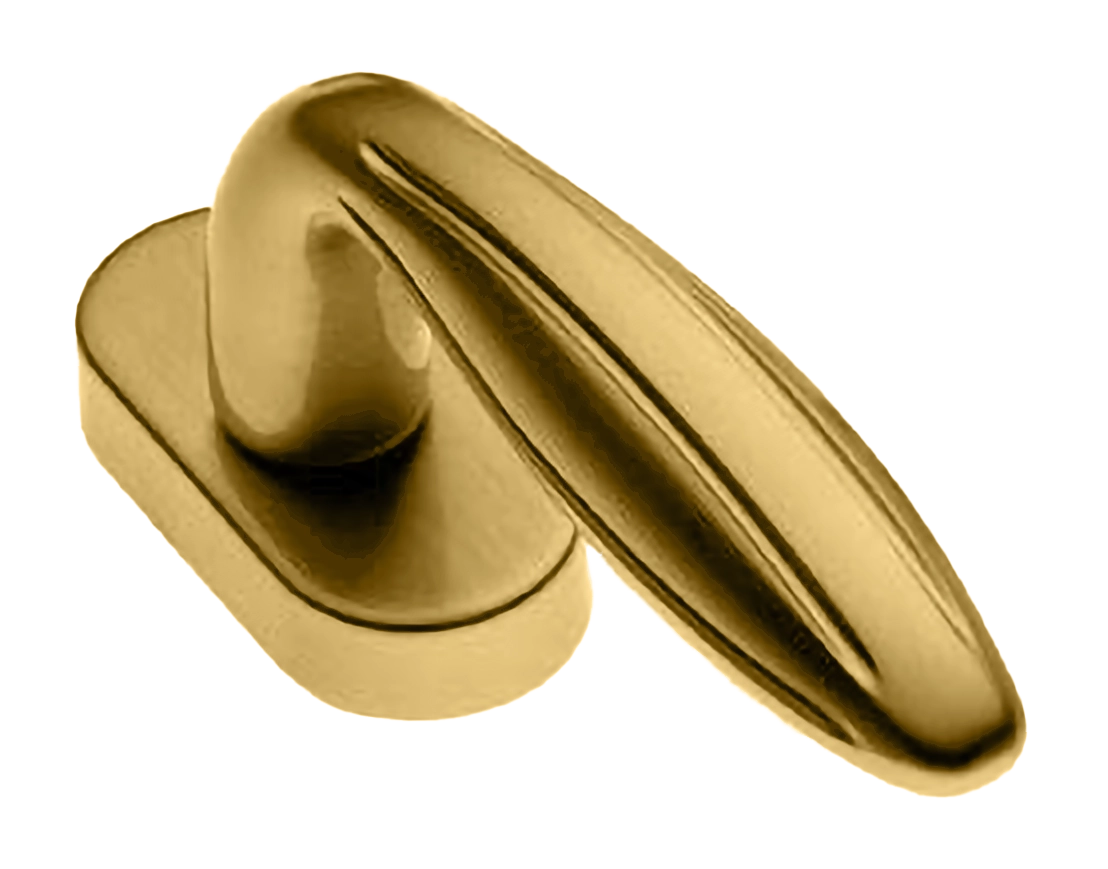 Ручка оконная BUD W1 OSA, цвет - матовое золото фото купить в Ярославле