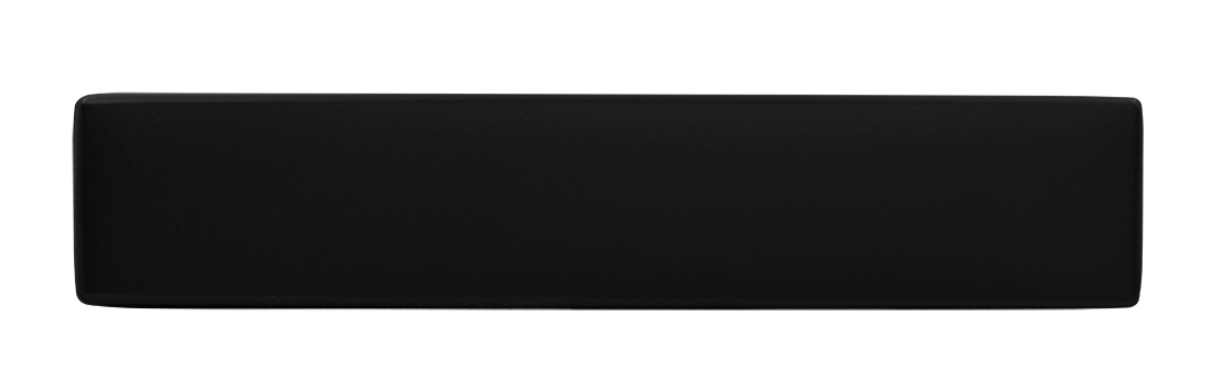 Ручка дверная SHUTTLE NERO-ST цвет черный soft-touch, ЦАМ фото купить в Ярославле