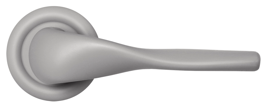 Ручка дверная LVB R7 SMI на круглой розетке, цвет Весенняя дымка/Spring Mist фото купить в Ярославле