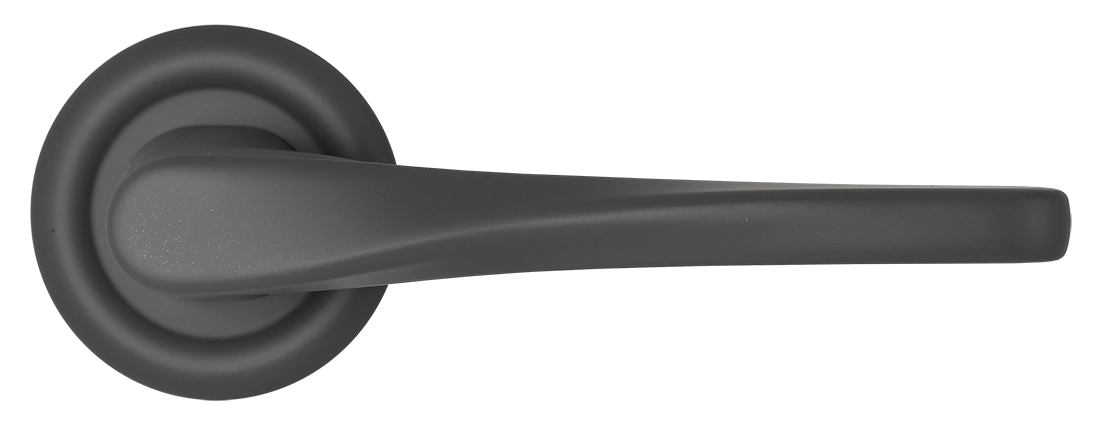 Ручка дверная THE OLYMPICS R7 SSW на круглой розетке, цвет Стокгольмский снегопад/Stockholm Snowfall фото купить в Ярославле