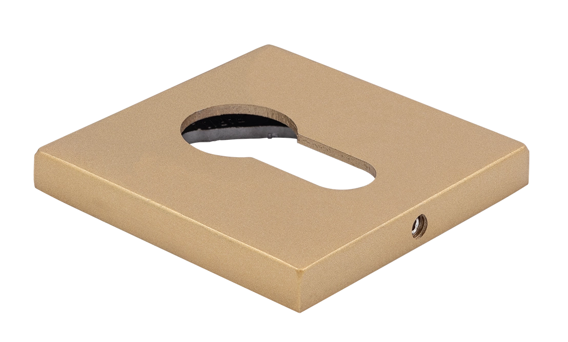 Накладка на замок MH-KH-S6 FTG под евроцилиндр, цвет матовое итальянское золото фото купить Ярославль