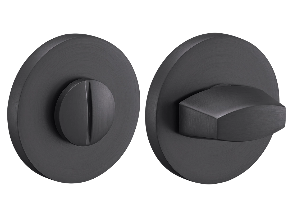 Завертка сантехническая MH-WC-R6 GR на круглой розетке, цвет графит, ЦАМ фото купить Ярославль