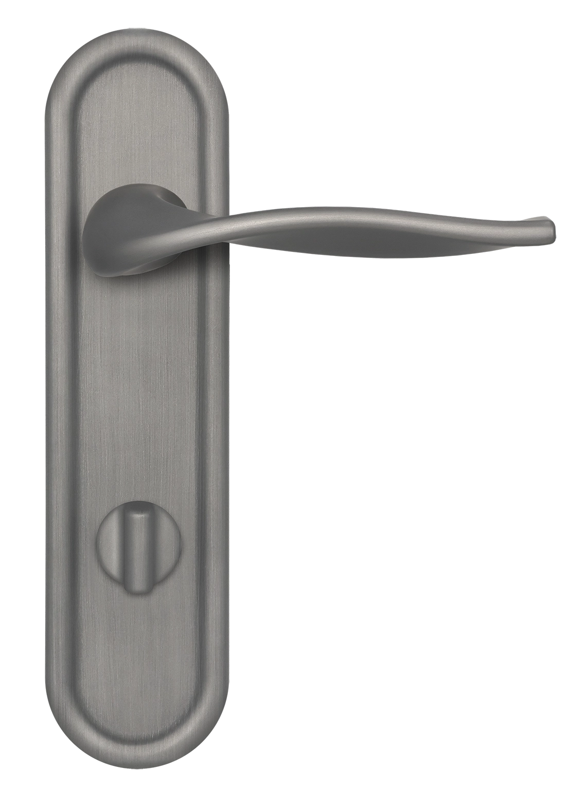 Ручка дверная SKYSCRAPER PLR WC WF на планке под сантехническую завертку, цвет Зимняя стужа/Winter Frost фото купить в Ярославле