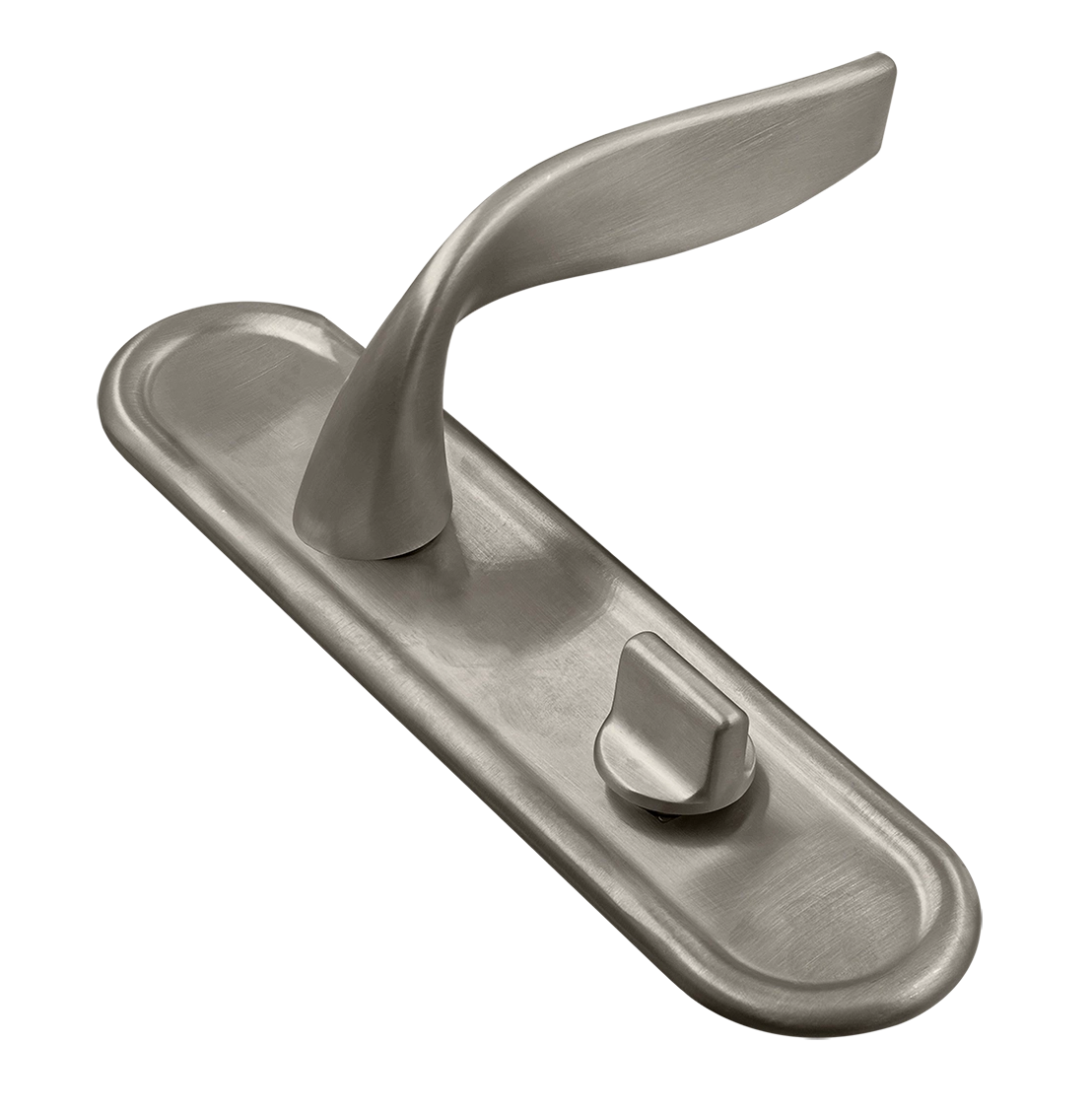 Ручка дверная SKYSCRAPER PLR WC SMI на планке под сантехническую завертку, цвет Весенняя дымка/Spring Mist фото купить Ярославль