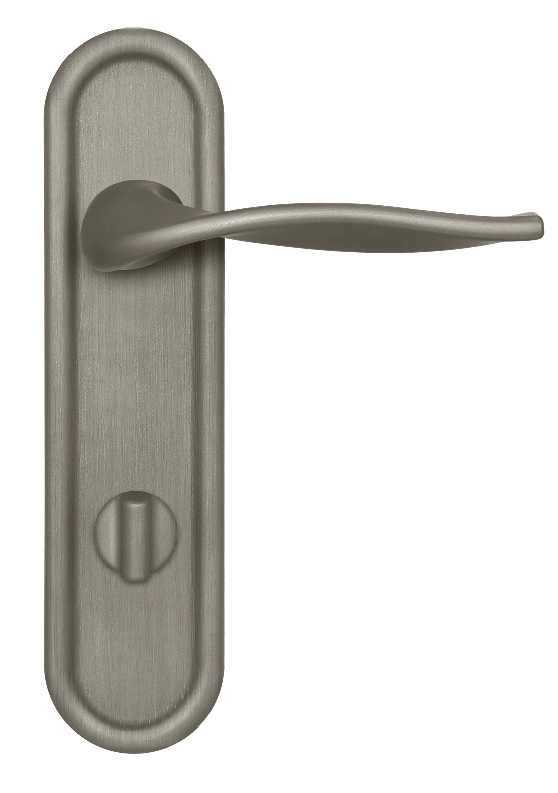 Ручка дверная SKYSCRAPER PLR WC SMI на планке под сантехническую завертку, цвет Весенняя дымка/Spring Mist фото купить в Ярославле