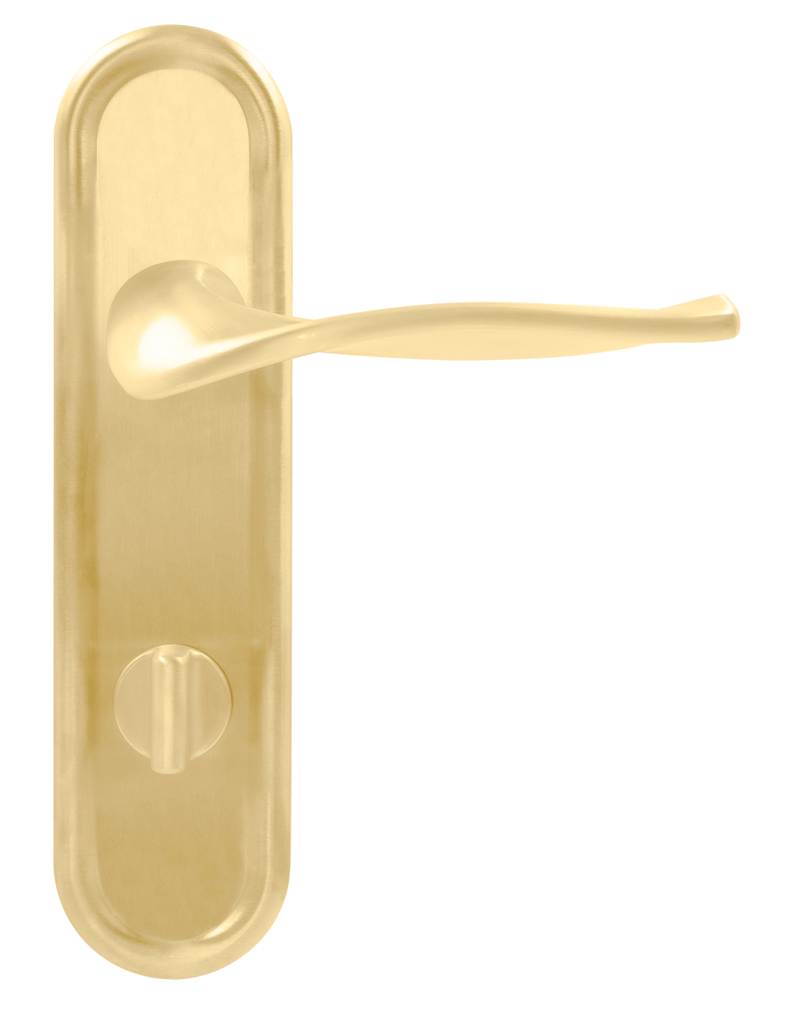 Ручка дверная SKYSCRAPER PLR WC AH на планке под сантехническую завертку, цвет Осенний мёд/Autumn Honey фото купить в Ярославле