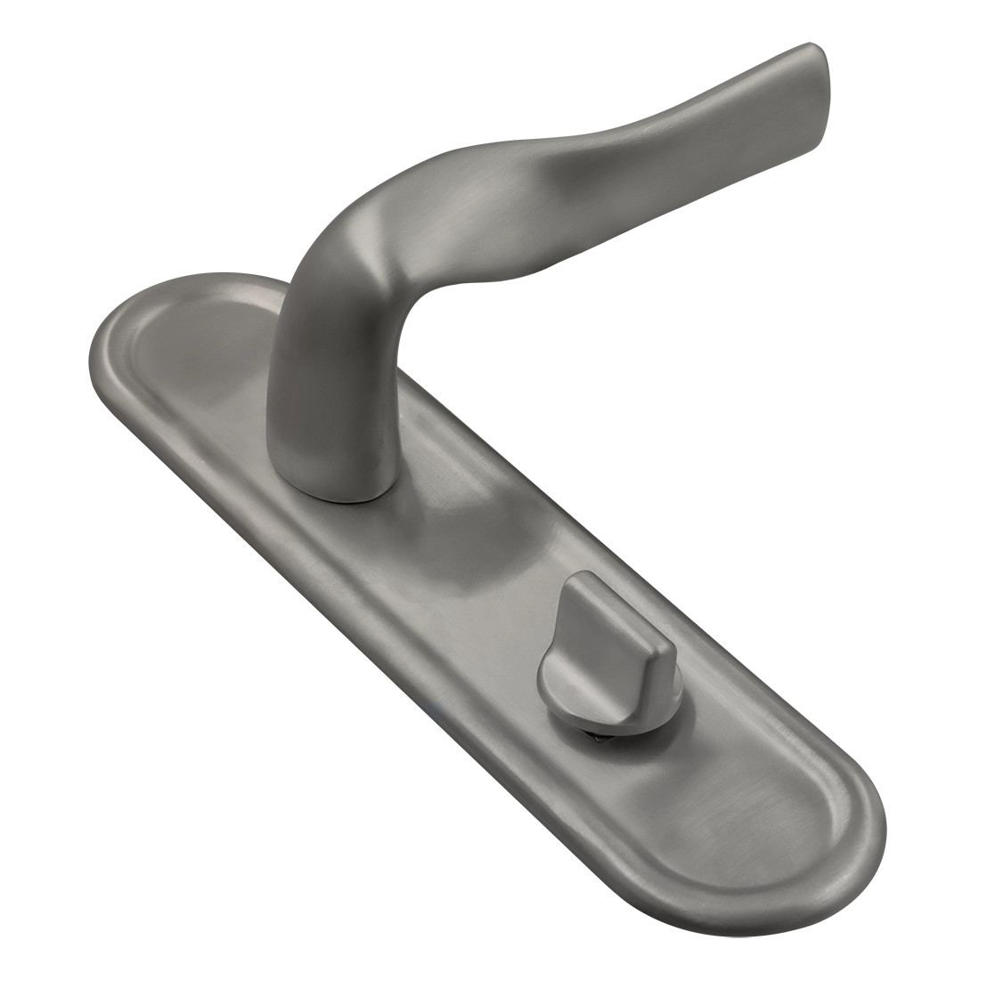 Ручка дверная LVB PLR WC WF на планке под сантехническую завертку, цвет Зимняя стужа/Winter Frost фото купить Ярославль