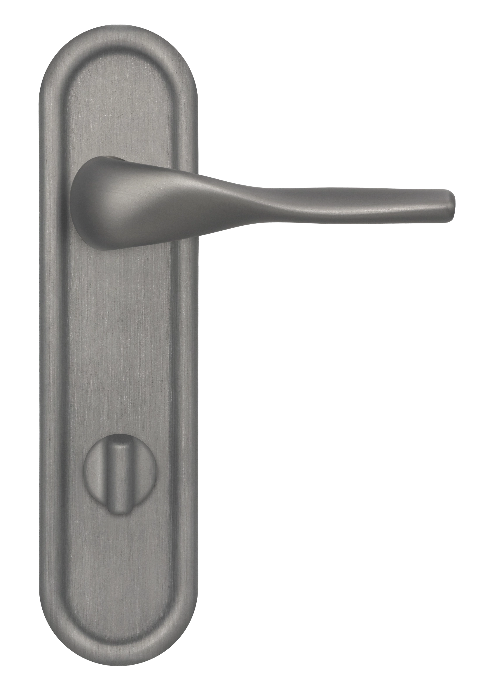 Ручка дверная LVB PLR WC WF на планке под сантехническую завертку, цвет Зимняя стужа/Winter Frost фото купить в Ярославле