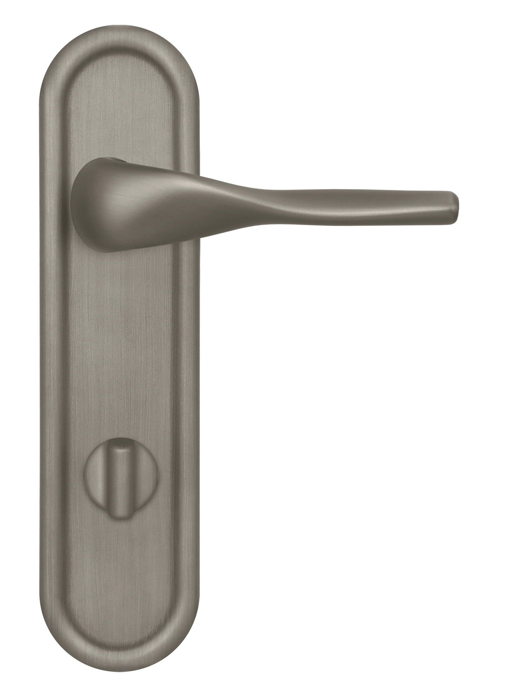 Ручка дверная LVB PLR WC SMI на планке под сантехническую завертку, цвет Весенняя дымка/Spring Mist фото купить в Ярославле