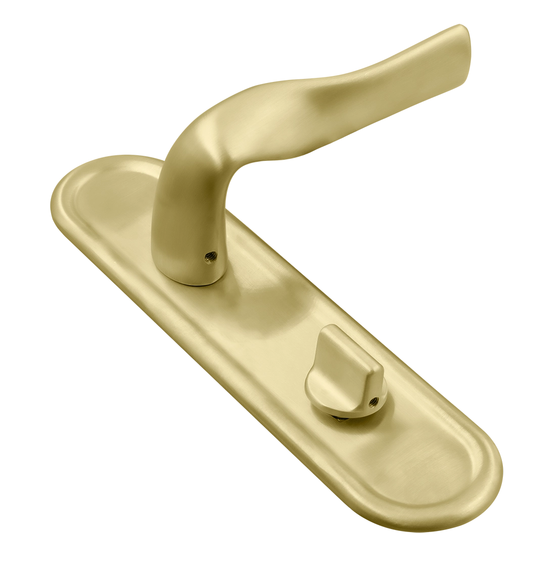 Ручка дверная LVB PLR WC AH на планке под сантехническую завертку, цвет Осенний мёд/Autumn Honey фото купить Ярославль