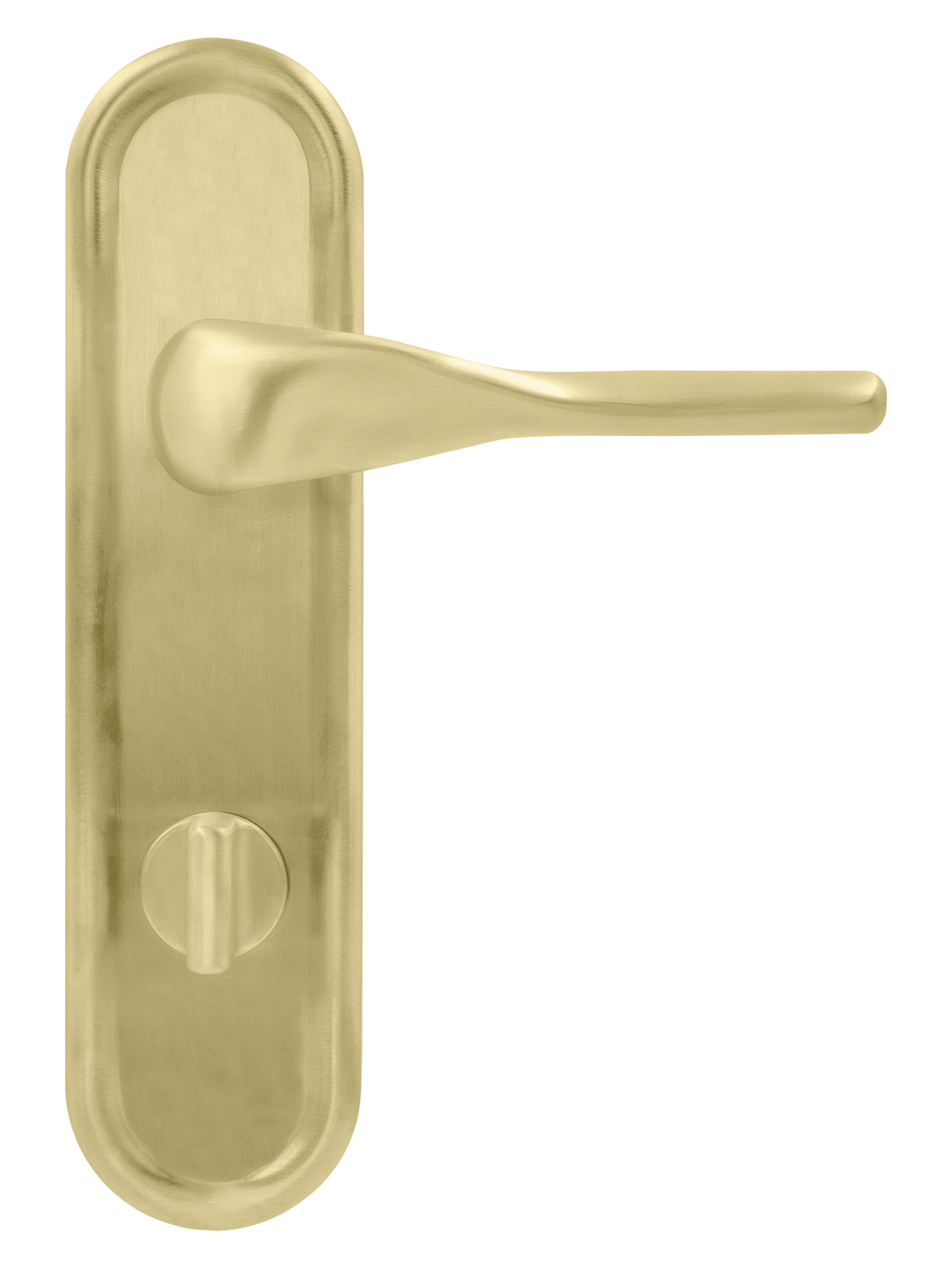 Ручка дверная LVB PLR WC AH на планке под сантехническую завертку, цвет Осенний мёд/Autumn Honey фото купить в Ярославле