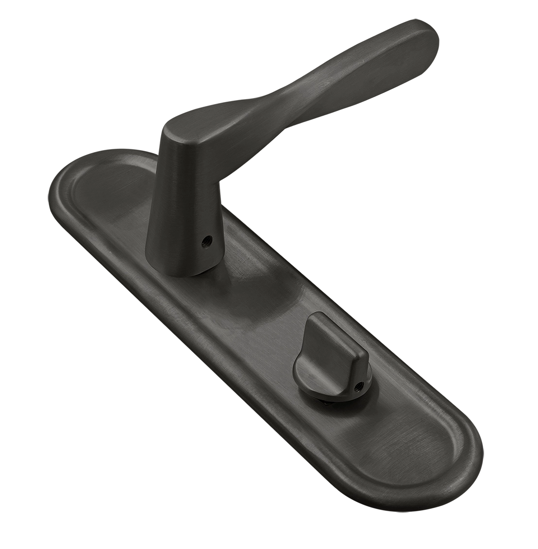 Ручка дверная THE OLYMPICS PLR WC SST на планке под сантехническую завертку, цвет Летняя гроза/Summer Storm фото купить Ярославль