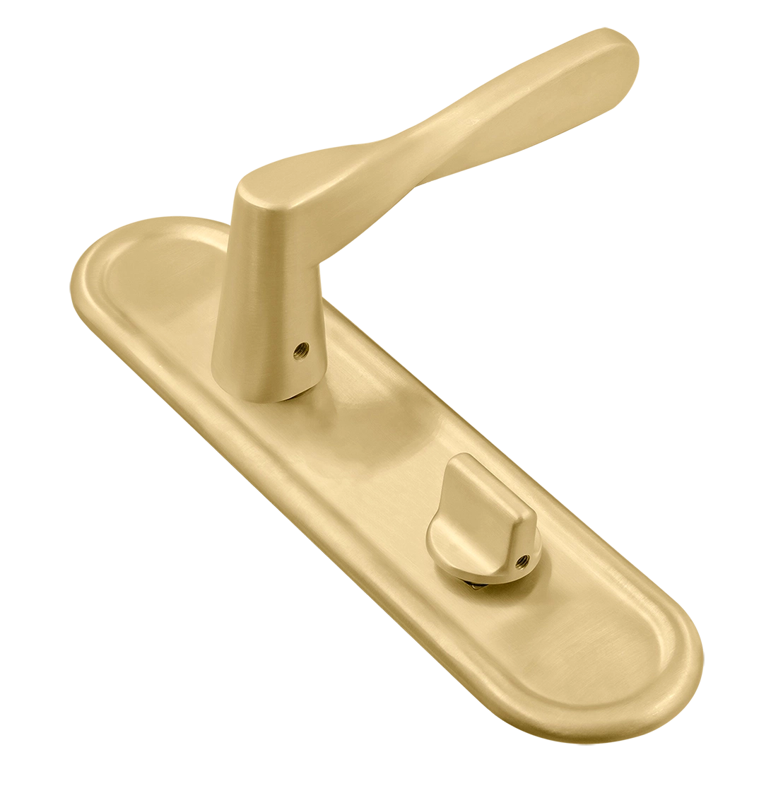 Ручка дверная THE OLYMPICS PLR WC AH на планке под сантехническую завертку, цвет Осенний мёд/Autumn Honey фото купить Ярославль