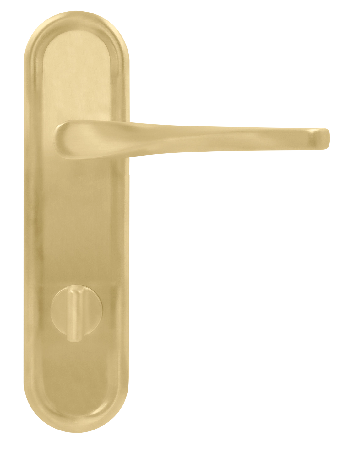 Ручка дверная THE OLYMPICS PLR WC AH на планке под сантехническую завертку, цвет Осенний мёд/Autumn Honey фото купить в Ярославле