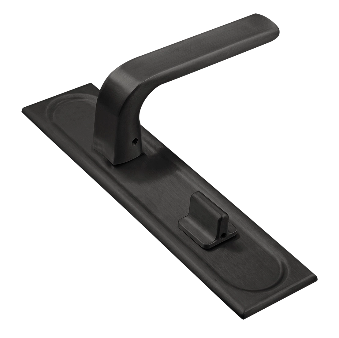 Ручка дверная THE BUS STATION PLS WC SST на планке под сантехническую завертку, цвет Летняя гроза/Summer Storm фото купить Ярославль