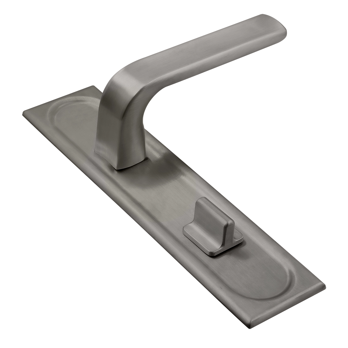 Ручка дверная THE BUS STATION PLS WC WF на планке под сантехническую завертку, цвет Зимняя стужа/Winter Frost фото купить Ярославль