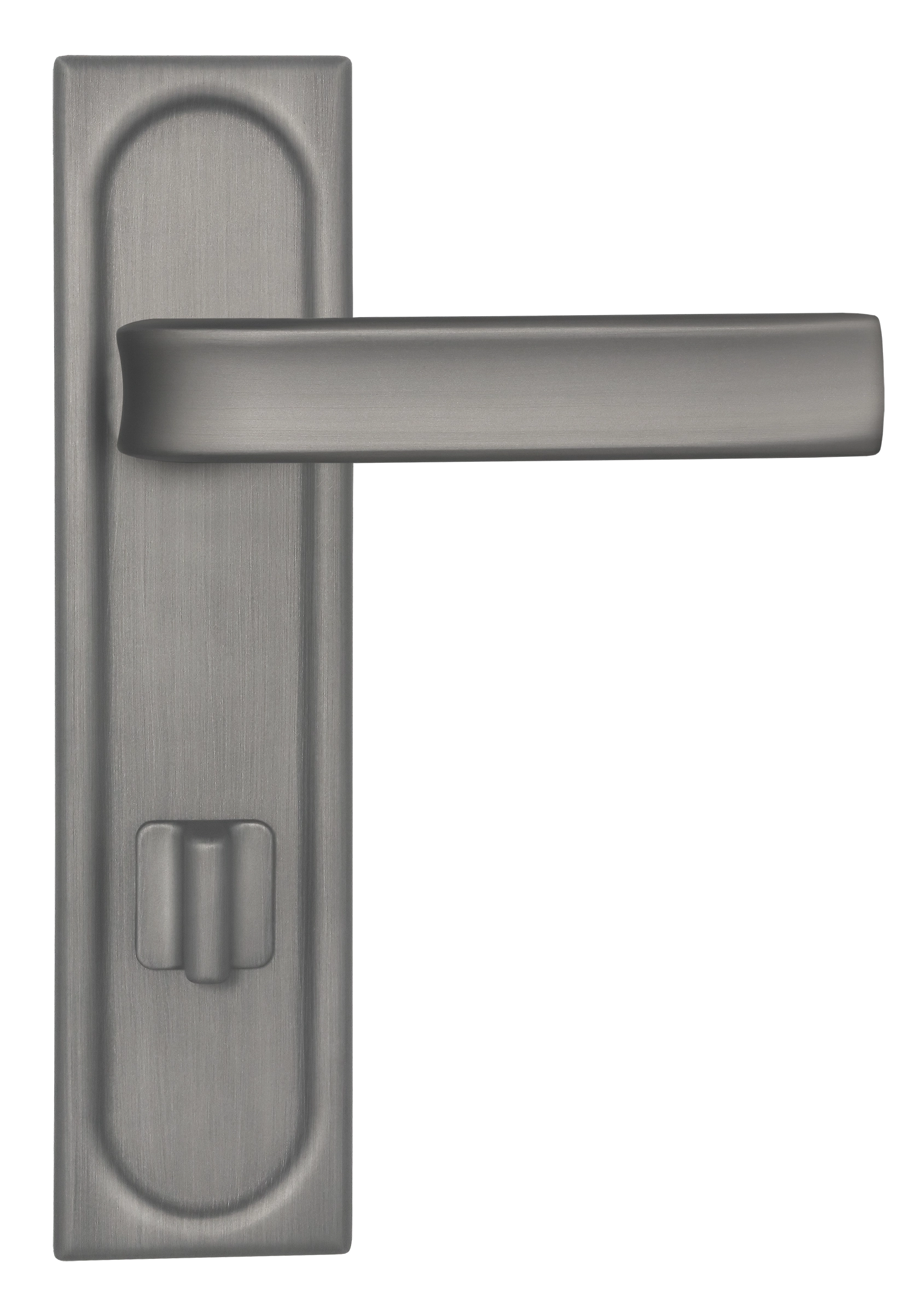 Ручка дверная THE BUS STATION PLS WC WF на планке под сантехническую завертку, цвет Зимняя стужа/Winter Frost фото купить в Ярославле