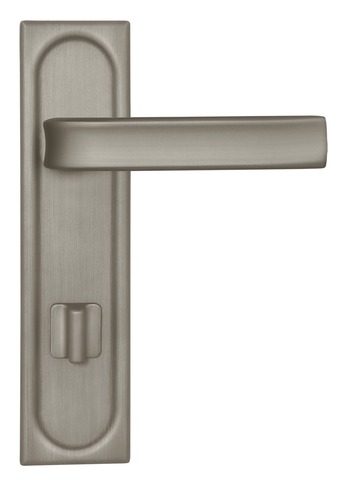 Ручка дверная THE BUS STATION PLS WC SMI на планке под сантехническую завертку, цвет Весенняя дымка/Spring Mist фото купить в Ярославле