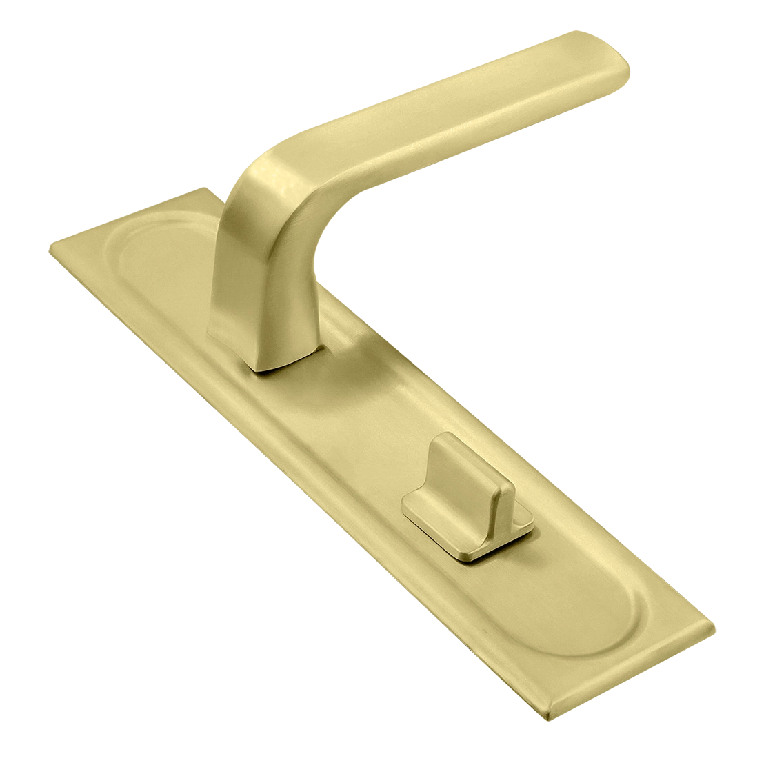 Ручка дверная THE BUS STATION PLS WC AH на планке под сантехническую завертку, цвет Осенний мёд/Autumn Honey фото купить Ярославль