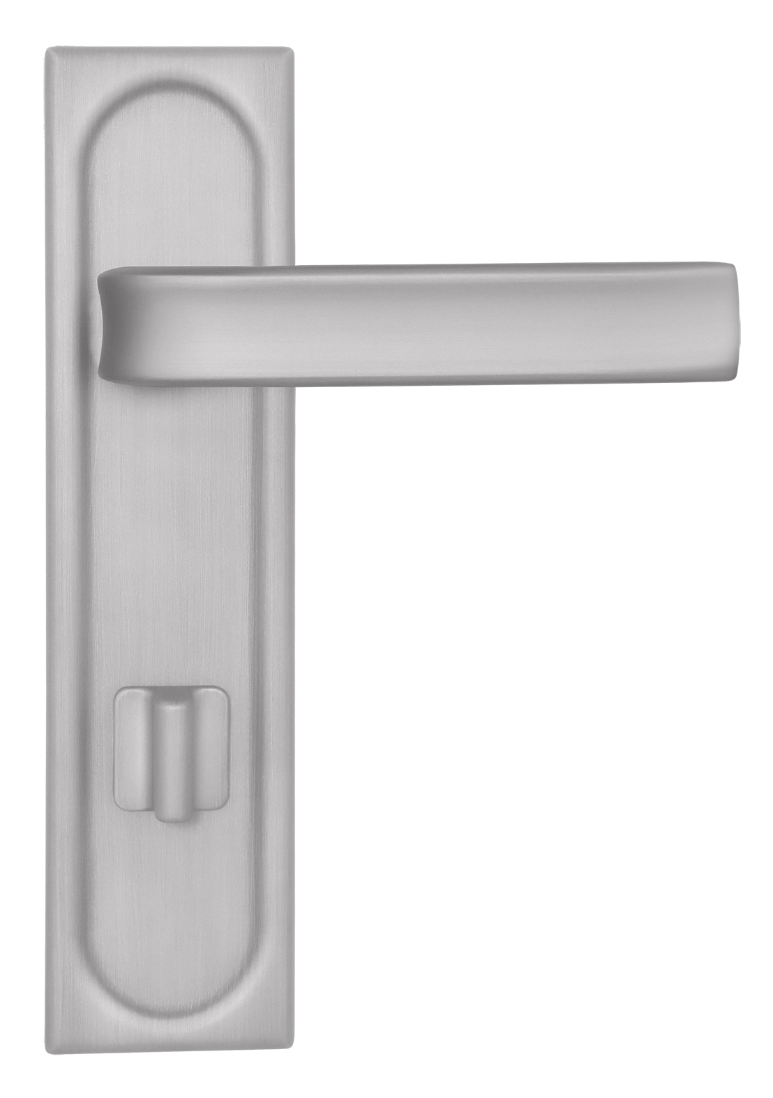 Ручка дверная THE BUS STATION PLS WC SSW на планке под сантехническую завертку, цвет Стокгольмский снегопад/Stockholm Snowfall фото купить в Ярославле