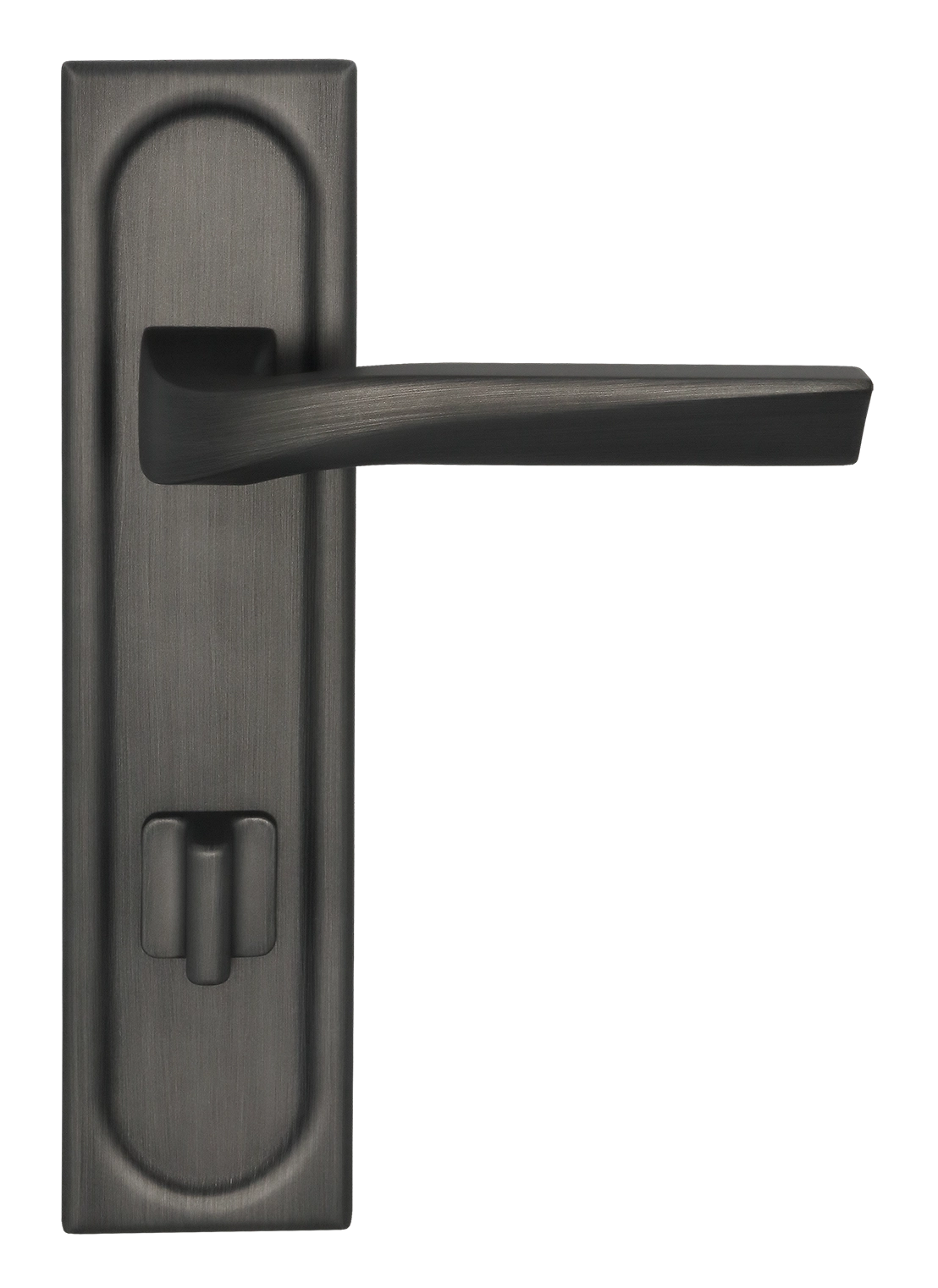 Ручка дверная WD CONCERT HALL PLS WC SST на планке под сантехническую завертку, цвет Летняя гроза/Summer Storm фото фурнитура Ярославль