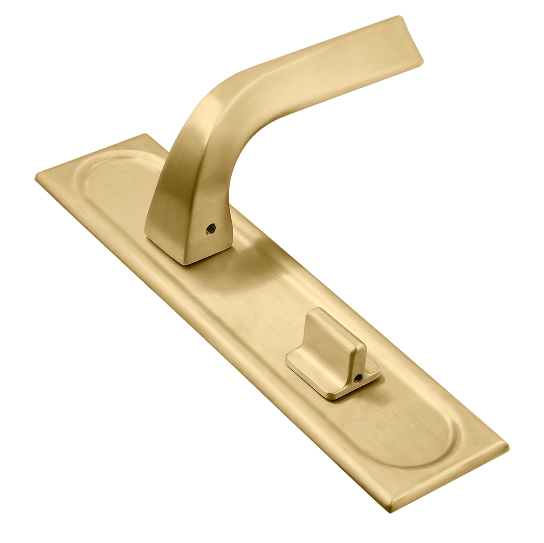 Ручка дверная WD CONCERT HALL PLS WC AH на планке под сантехническую завертку, цвет Осенний мёд/Autumn Honey фото купить Ярославль