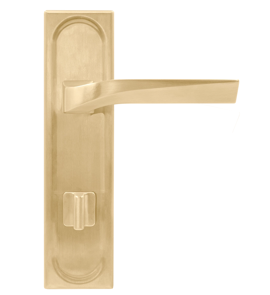 Ручка дверная WD CONCERT HALL PLS WC AH на планке под сантехническую завертку, цвет Осенний мёд/Autumn Honey фото купить в Ярославле