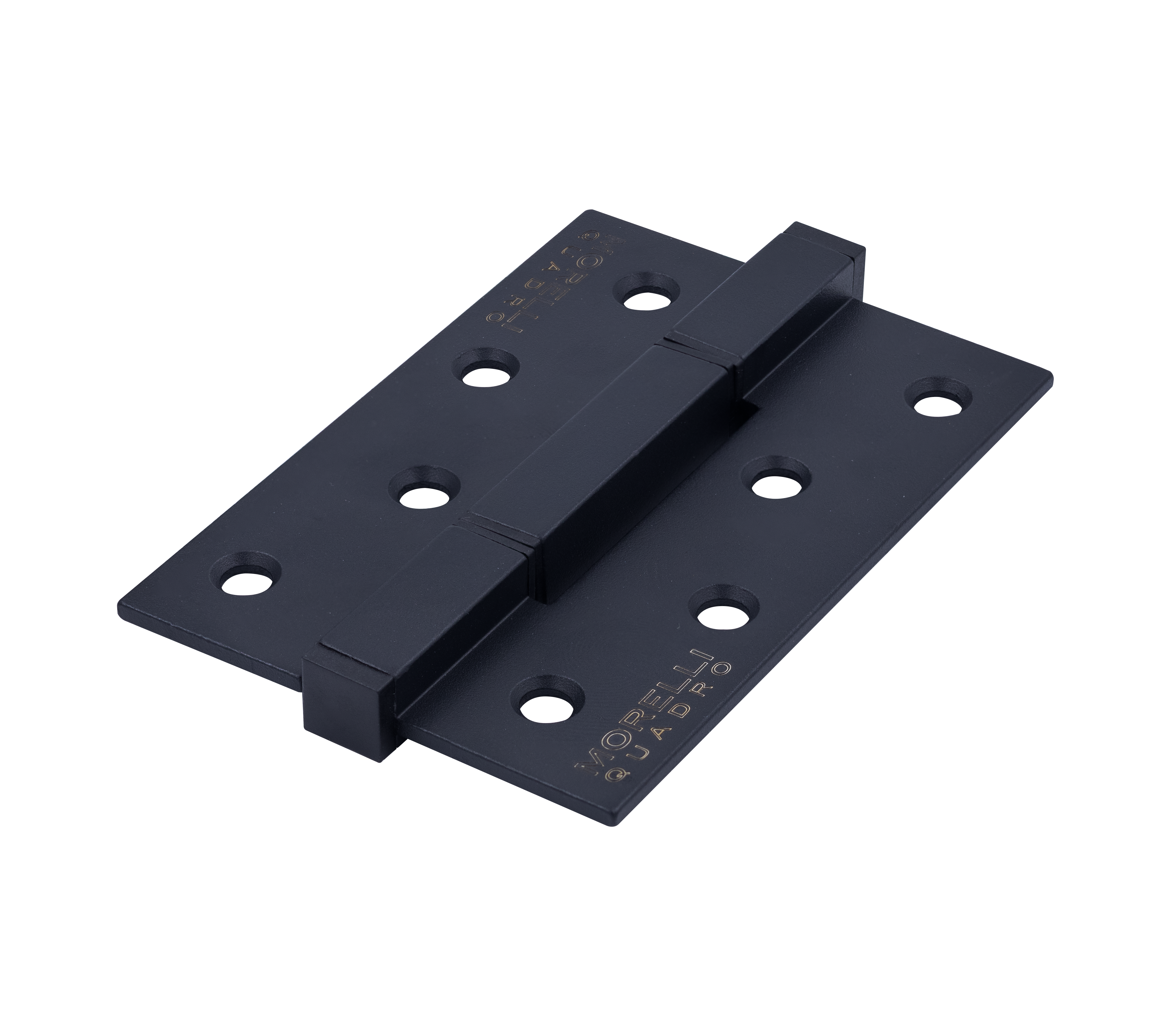 Петля алюминиевая QUADRO-2 BL без врезки на квадратной оси, цвет черный фото купить Ярославль