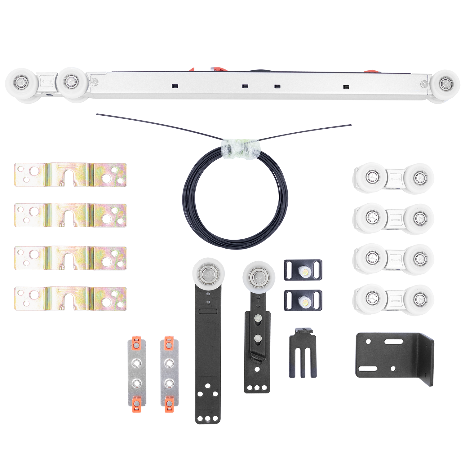 SET-TS 3+1, комплект системы TS для раздвижных дверей на 4 полотна (3 подвижных и 1 стационарное) фото купить Ярославль