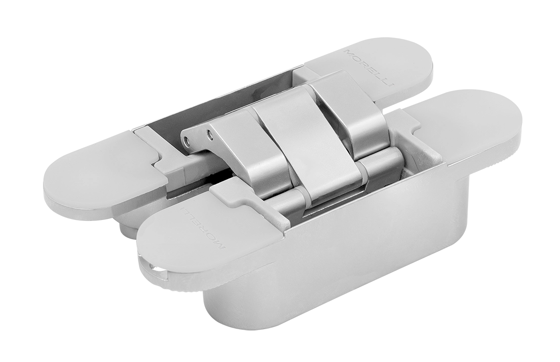 Петля скрытая HH-28 SC врезная с 3D-регулировкой вес полотна до 40 кг, цвет матовый хром фото купить Ярославль