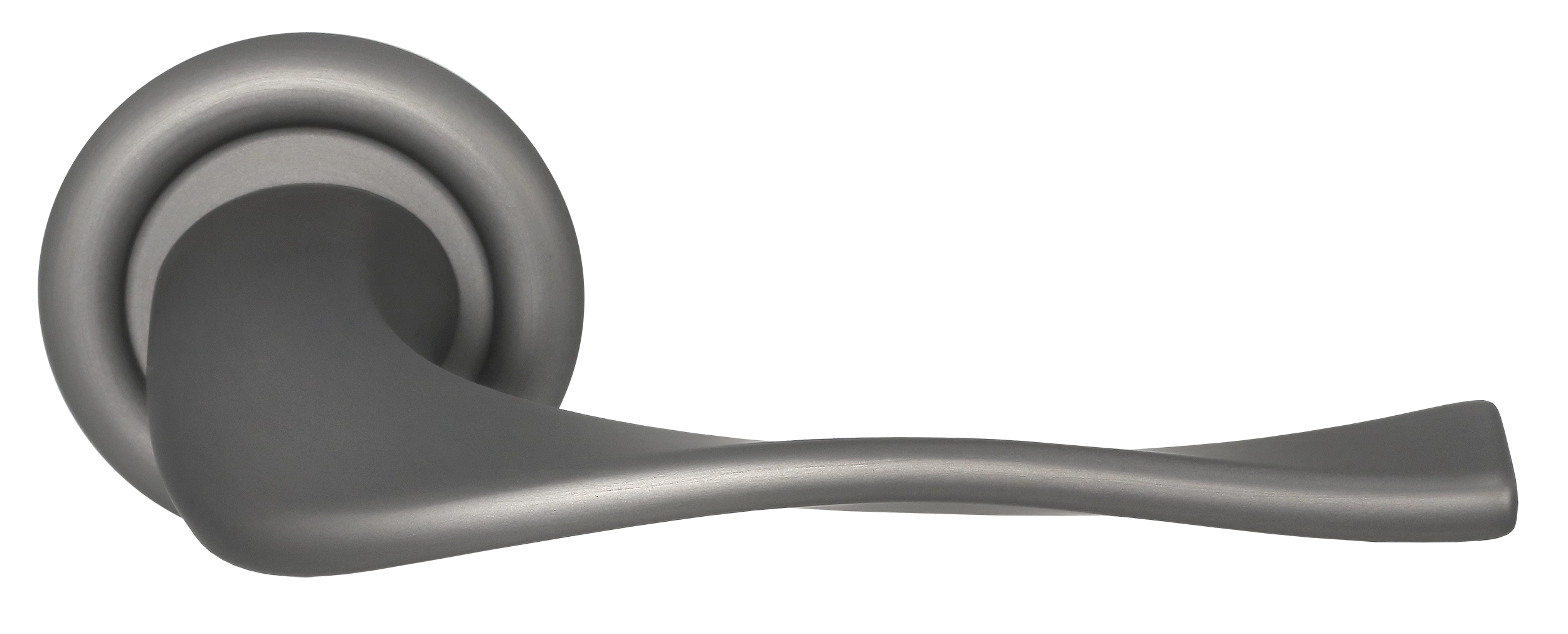 Ручка дверная SKYSCRAPER R7 WF на круглой розетке, цвет Зимняя стужа/Winter Frost фото купить Ярославль