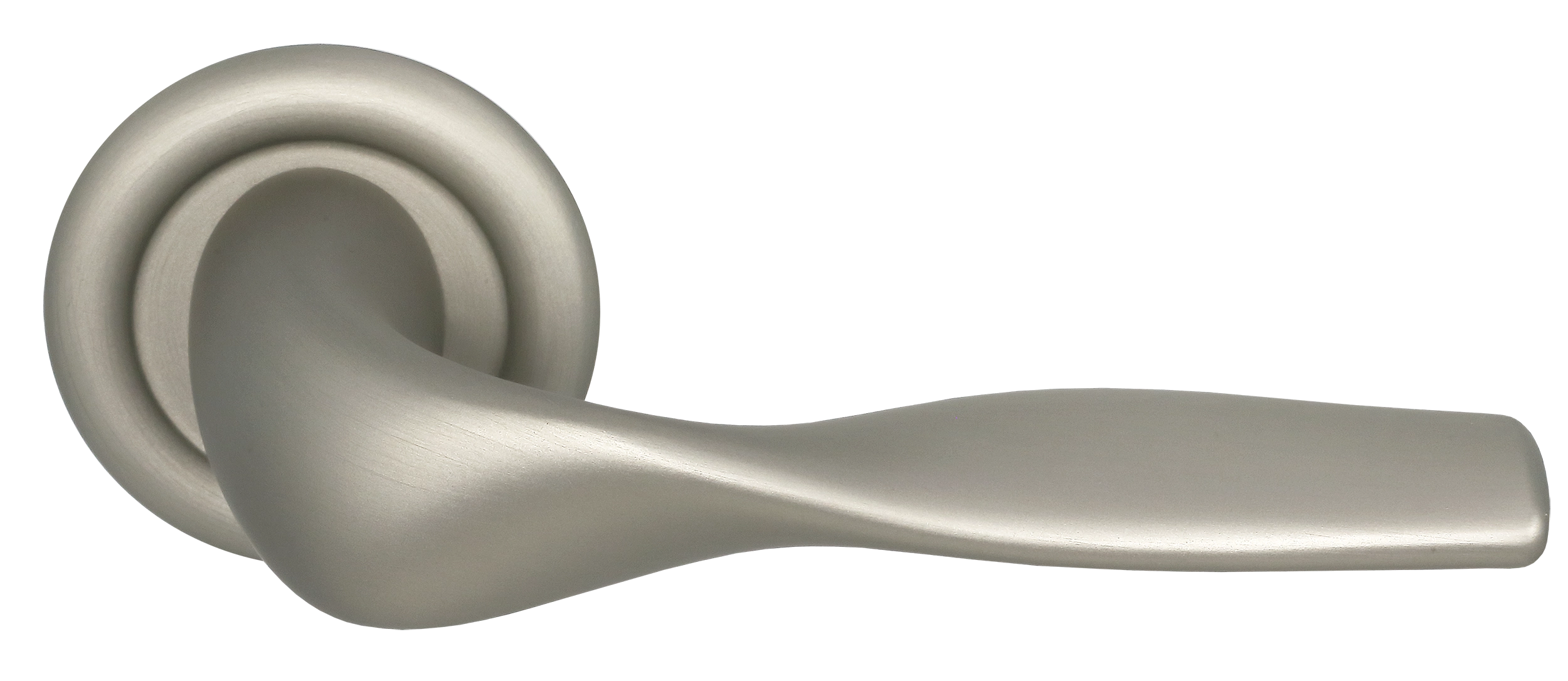 Ручка дверная LVB R7 SMI на круглой розетке, цвет Весенняя дымка/Spring Mist фото купить Ярославль