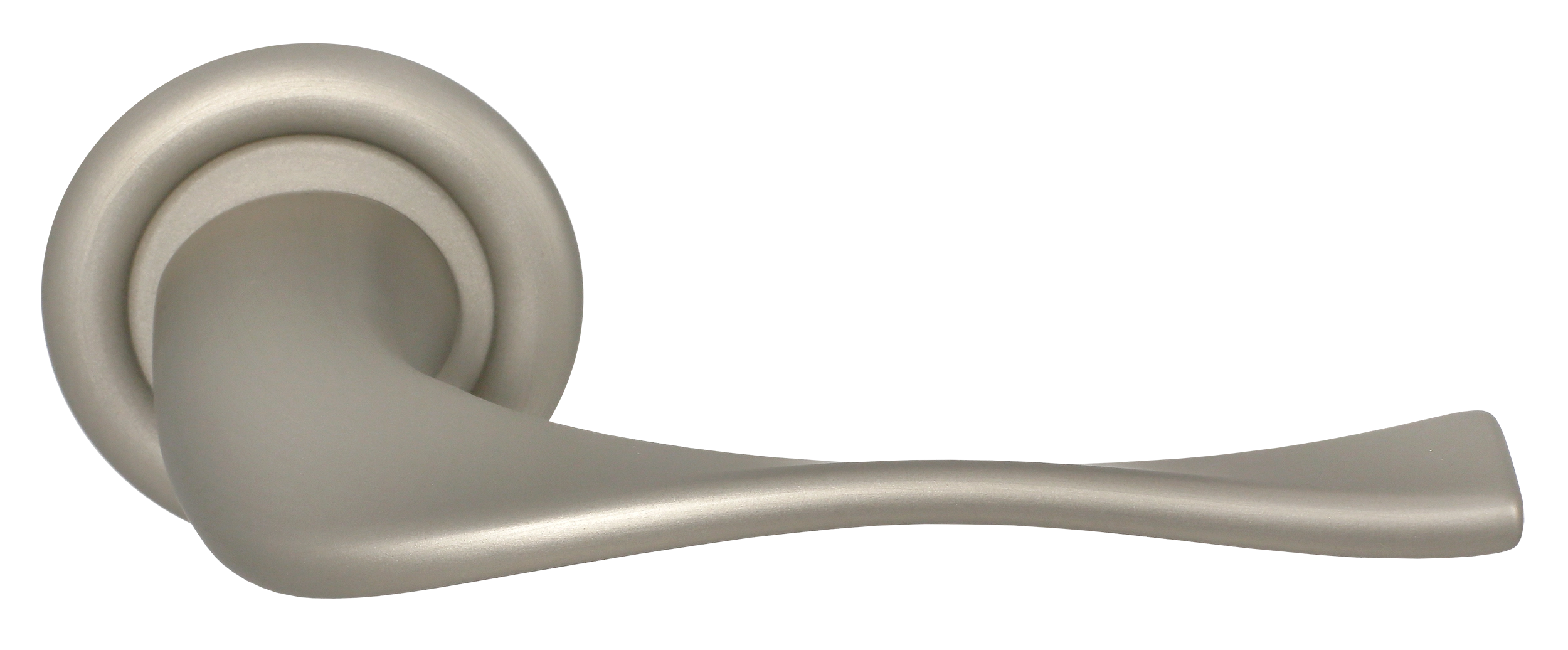 Ручка дверная SKYSCRAPER R7 SMI на круглой розетке, цвет Весенняя дымка/Spring Mist фото купить Ярославль