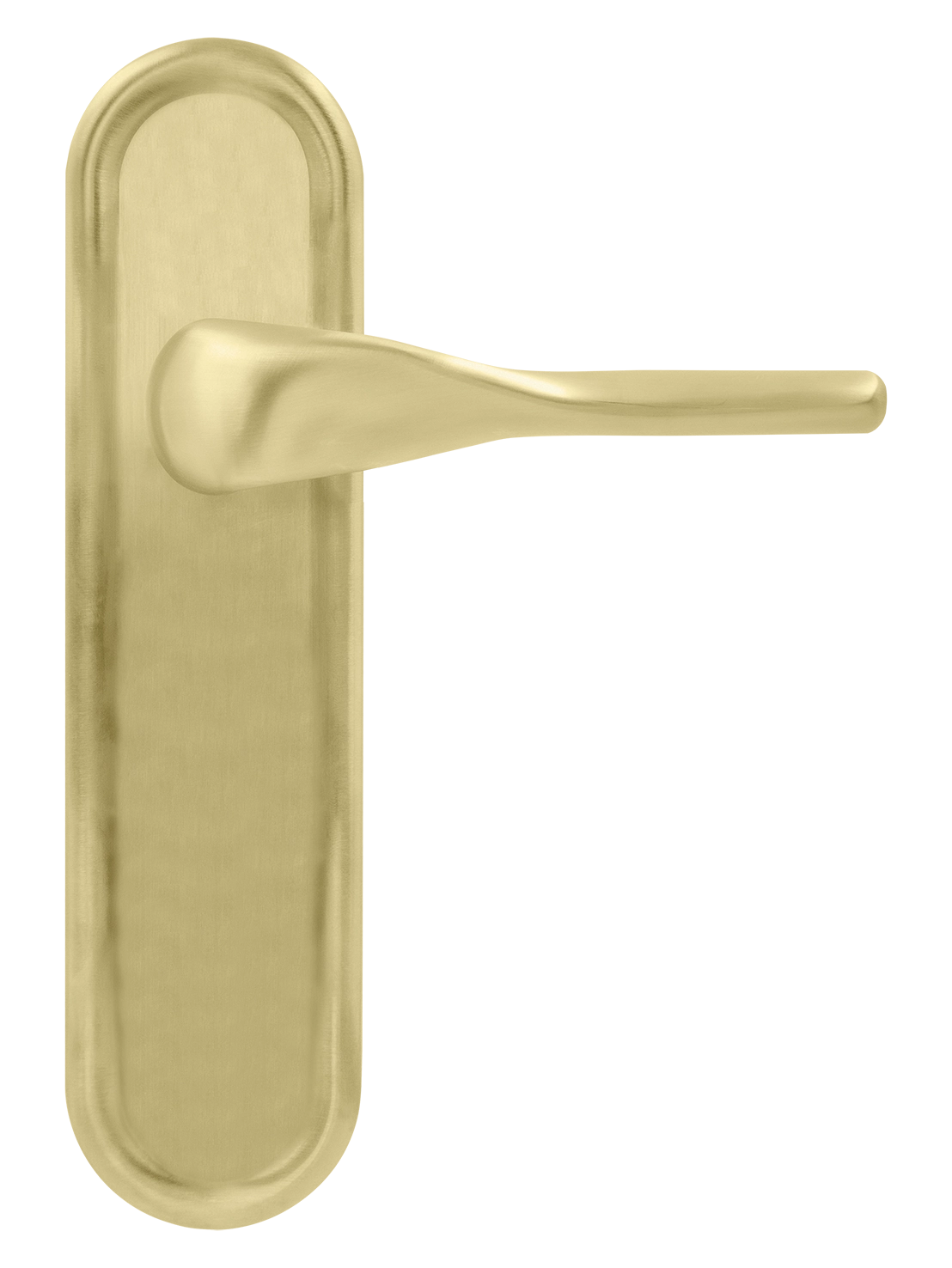 Ручка дверная LVB PLR AH на планке, цвет Осенний мёд/Autumn Honey фото купить в Ярославле