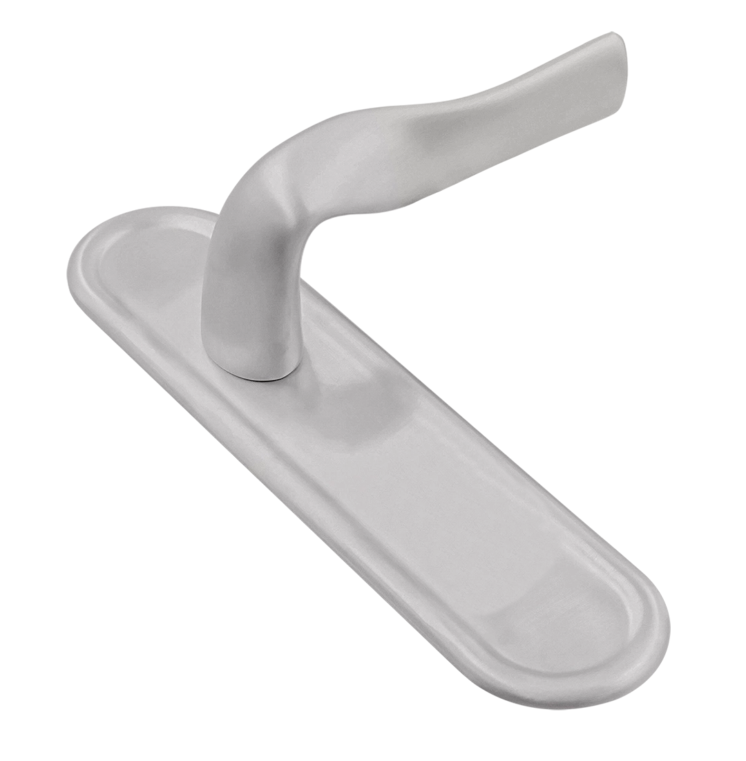 Ручка дверная LVB PLR SSW на планке, цвет Стокгольмский снегопад/Stockholm Snowfall фото купить Ярославль