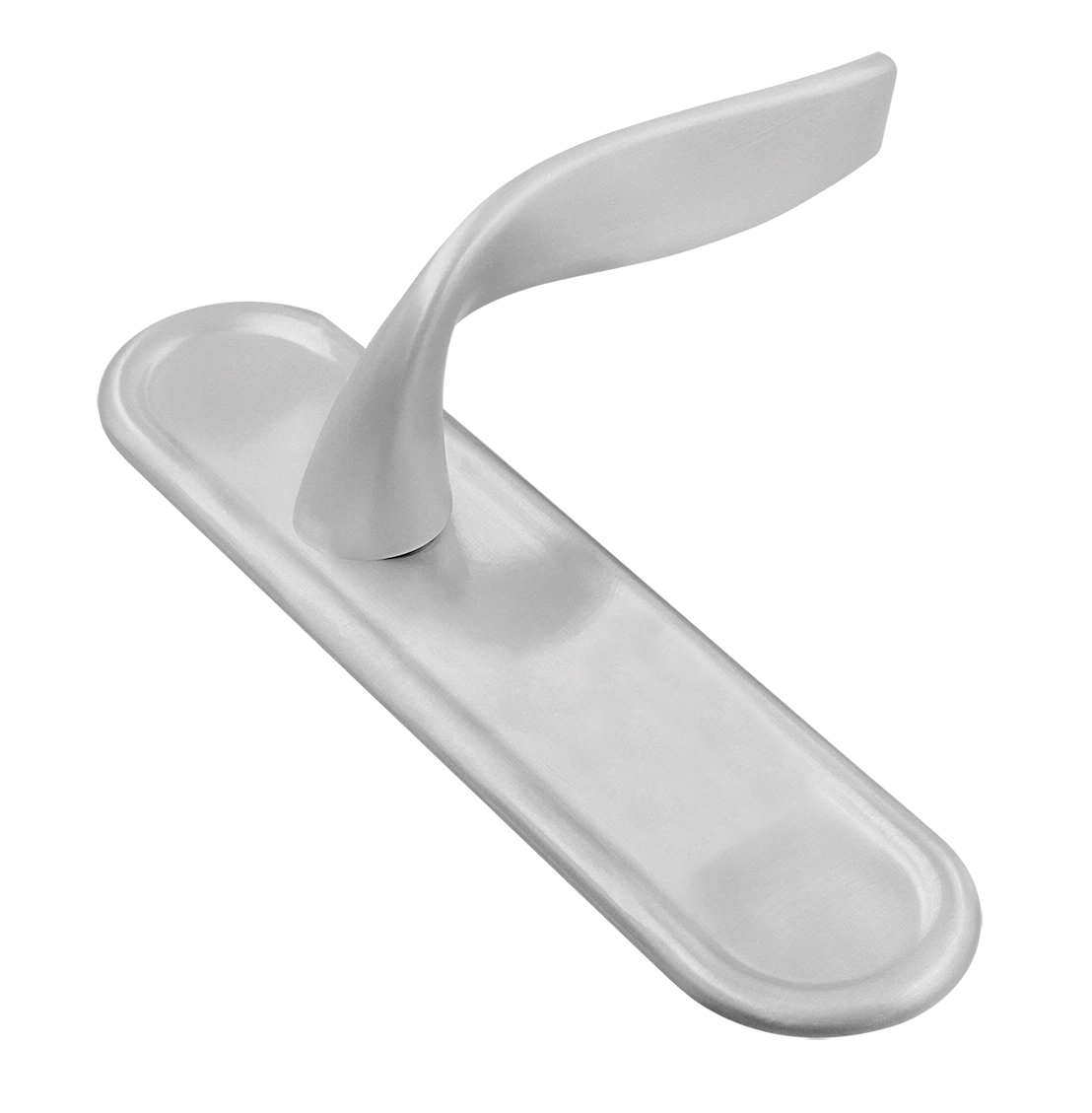 Ручка дверная SKYSCRAPER PLR SSW на планке, цвет Стокгольмский снегопад/Stockholm Snowfall фото купить Ярославль