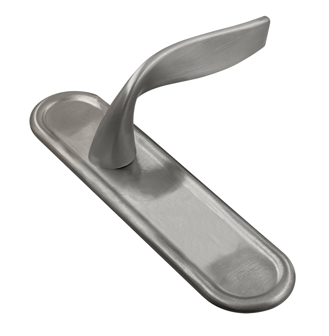 Ручка дверная SKYSCRAPER PLR WF на планке, цвет Зимняя стужа/Winter Frost фото купить Ярославль