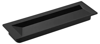 MHS128 BL, ручка для раздвижных дверей, цвет - черный
