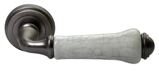 UMBERTO, ручка дверная MH-41-CLASSIC OMS/GR, цвет - старое мат.серебро/серый фото купить Ярославль