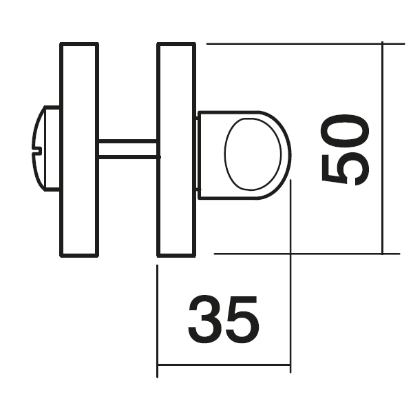 LUX-WC-R3 OBR, завертка сантехническая, цвет - кофе фото купить в Ярославле