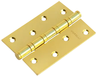 MS 100X70X2.5-4BB PG, петля стальная универсальная 1шт., цвет золото
