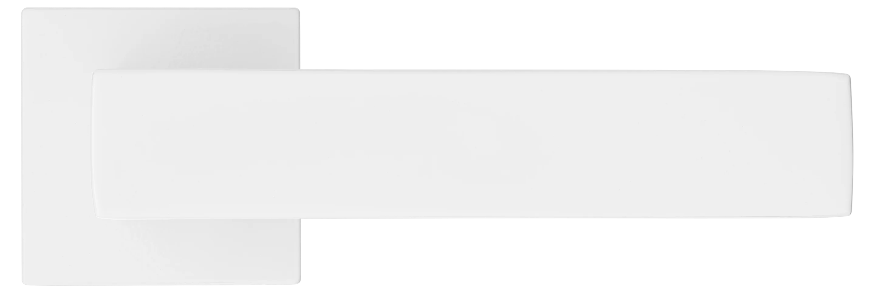 MIRA, ручка дверная на квадратной розетке MH-54-S6 W, цвет - белый фото купить в Ярославле