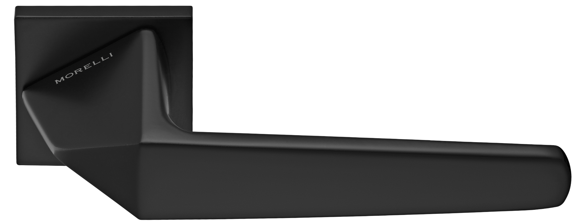 SOUK ручка дверная на квадратной розетке 6 мм, MH-55-S6 BL, цвет - черный фото купить Ярославль